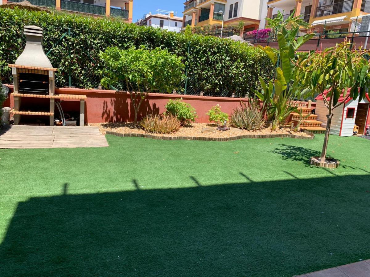 Apartamento Con Jardin Privado Y Acceso A Piscina Huelva Exterior photo