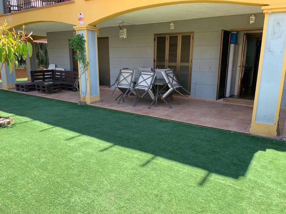 Apartamento Con Jardin Privado Y Acceso A Piscina Huelva Exterior photo